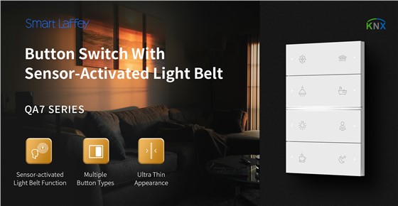 QA7-KNX Wall Light Switch for Smart Building Projetcs