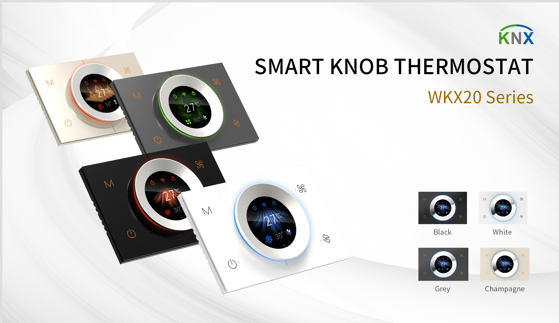 horizontal HVAC thermostat panel Australian standard