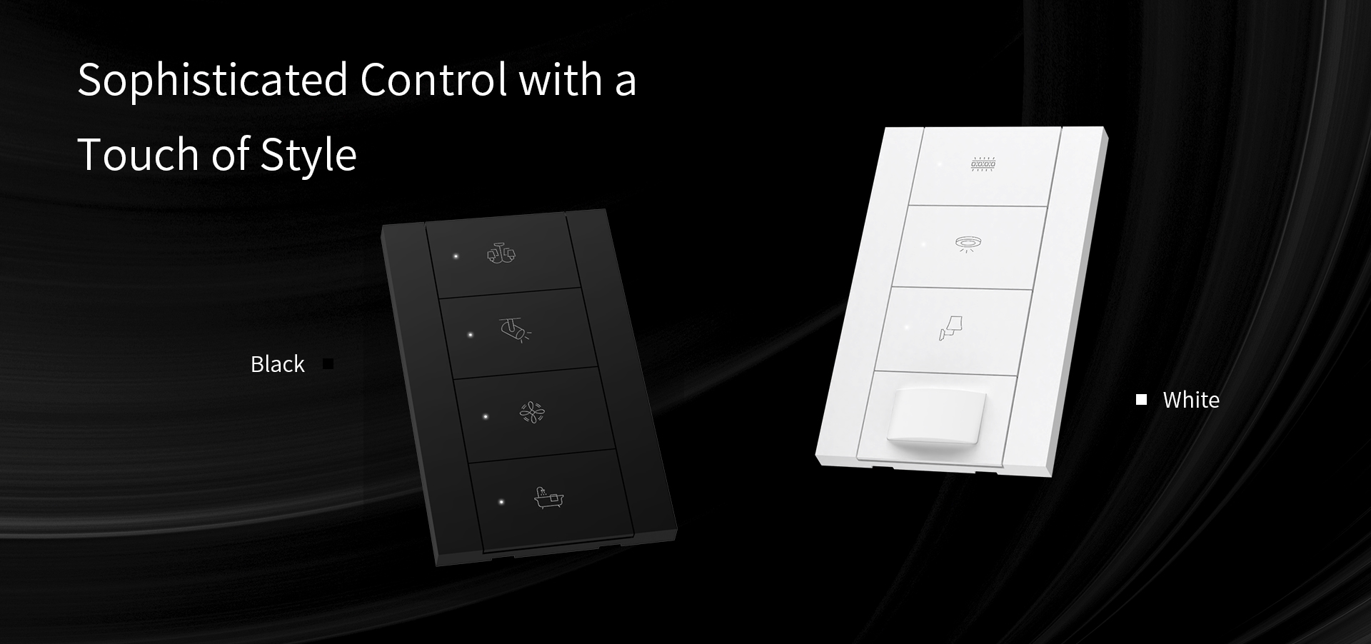 QA8-RS485 light control switch with multiple colors QA8-RS485 light control switch with multiple colors